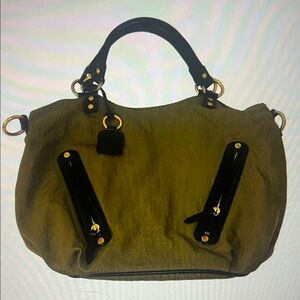 Ellington Olive and Black Shoulder Bag